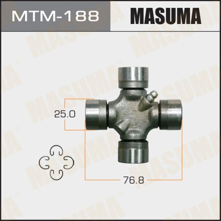 Driveshaft U-joint Masuma 25x76.8, MTM-188