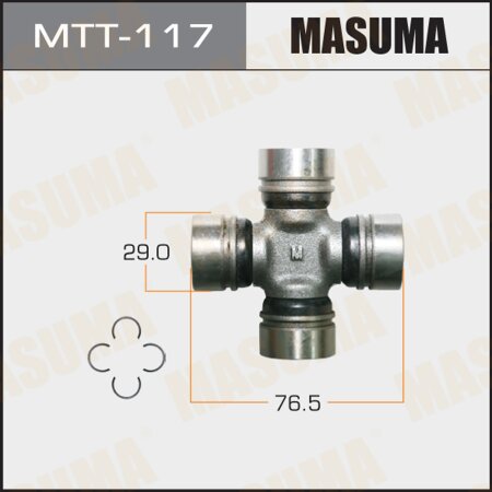 Driveshaft U-joint Masuma 29x52, MTT-117