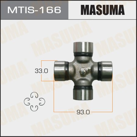 Driveshaft U-joint Masuma 33x93, MTIS-166