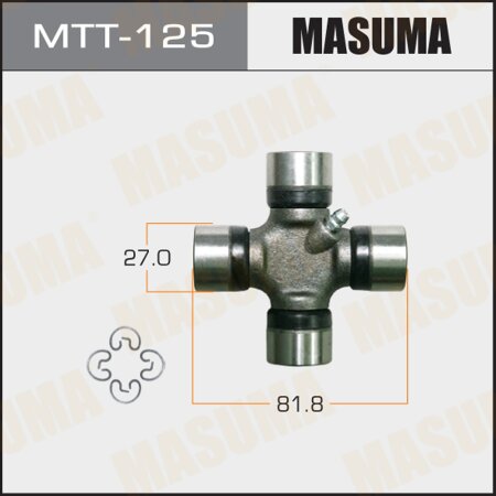 Driveshaft U-joint Masuma 27x81.8, MTT-125