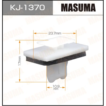 Retainer clip Masuma plastic, KJ-1370