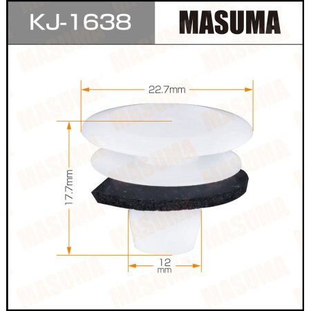 Retainer clip Masuma plastic, KJ-1638