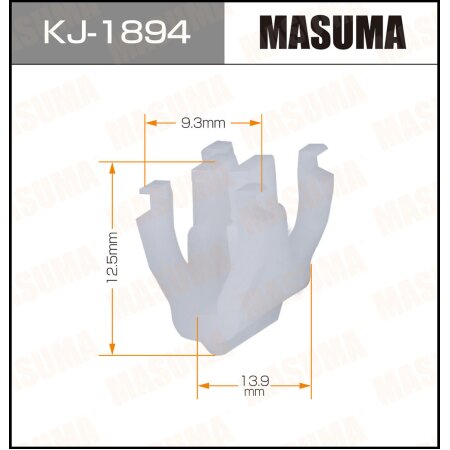 Retainer clip Masuma plastic, KJ-1894