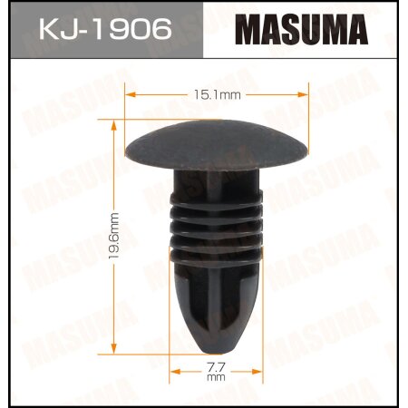 Retainer clip Masuma plastic, KJ-1906