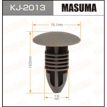 Retainer clip Masuma plastic, KJ-2013