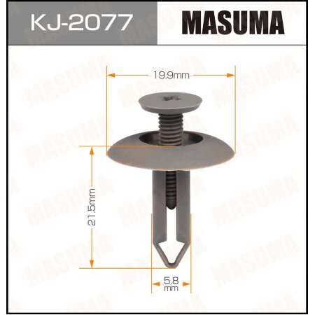 Retainer clip Masuma plastic, KJ-2077