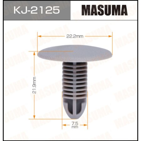 Retainer clip Masuma plastic, KJ-2125