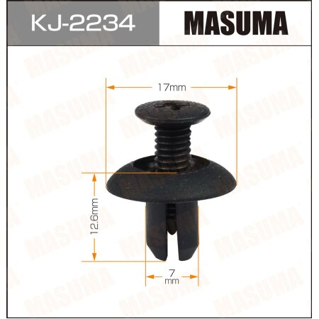 Retainer clip Masuma plastic, KJ-2234