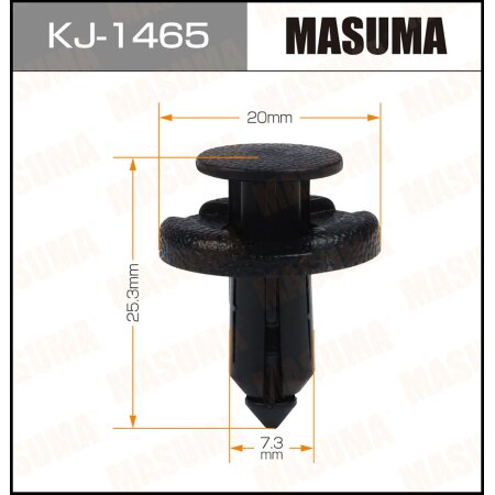 Retainer clip Masuma plastic, KJ-1465