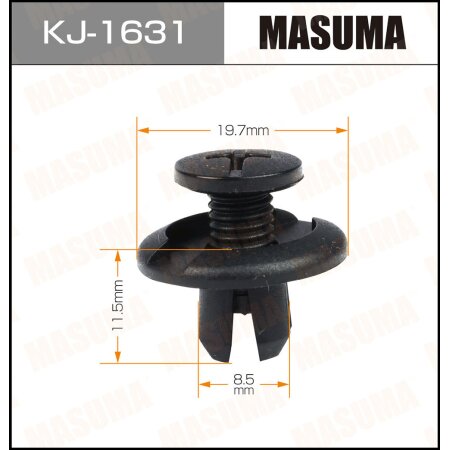 Retainer clip Masuma plastic, KJ-1631