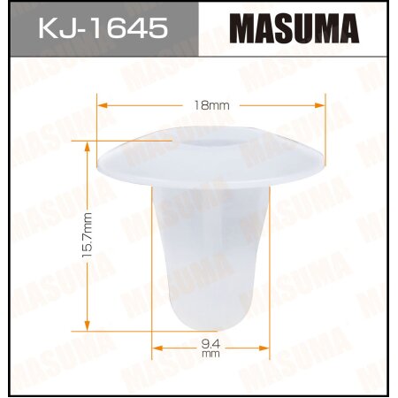 Retainer clip Masuma plastic, KJ-1645