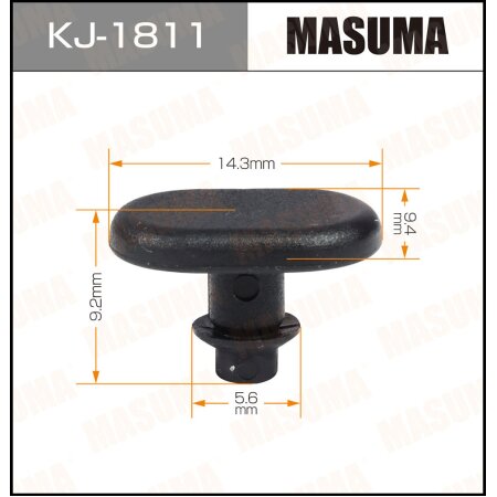 Retainer clip Masuma plastic, KJ-1811