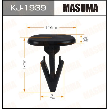 Retainer clip Masuma plastic, KJ-1939