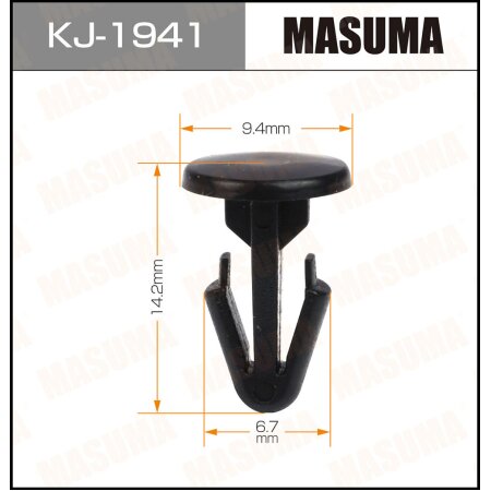 Retainer clip Masuma plastic, KJ-1941