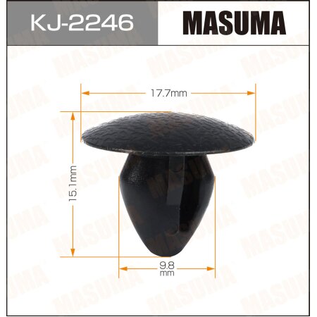 Retainer clip Masuma plastic, KJ-2246