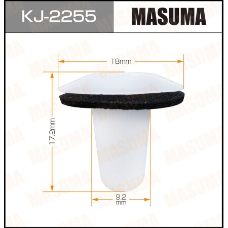 Retainer clip Masuma plastic, KJ-2255