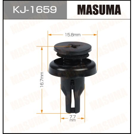 Retainer clip Masuma plastic, KJ-1659