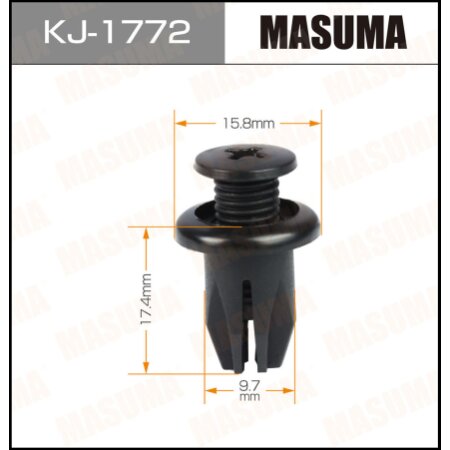 Retainer clip Masuma plastic, KJ-1772