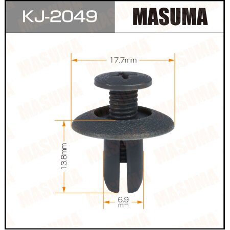 Retainer clip Masuma plastic, KJ-2049