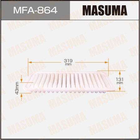 Air filter Masuma, MFA-864