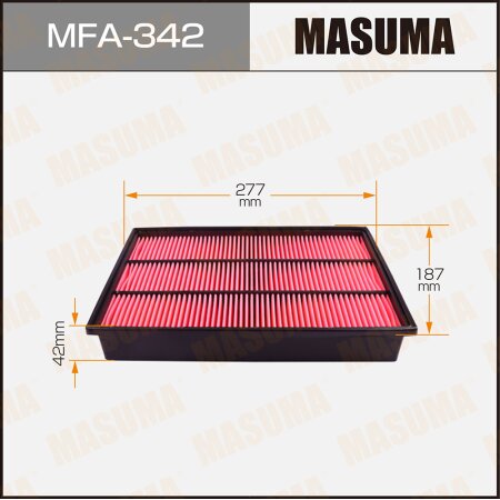 Air filter Masuma, MFA-342