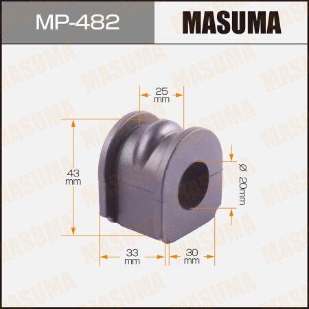 Stabilizer bar bushing Masuma, MP-482