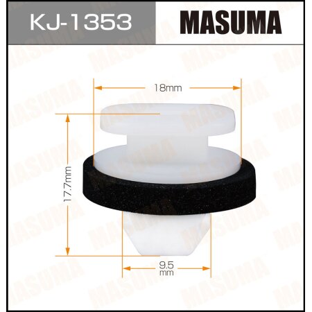 Retainer clip Masuma plastic, KJ-1353