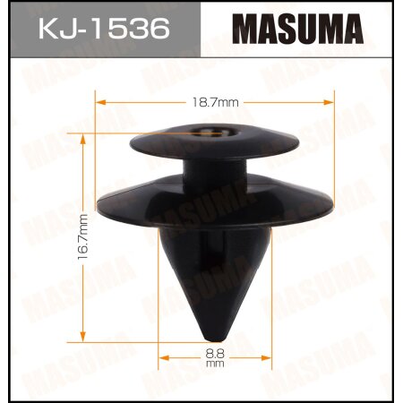 Retainer clip Masuma plastic, KJ-1536