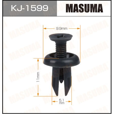 Retainer clip Masuma plastic, KJ-1599