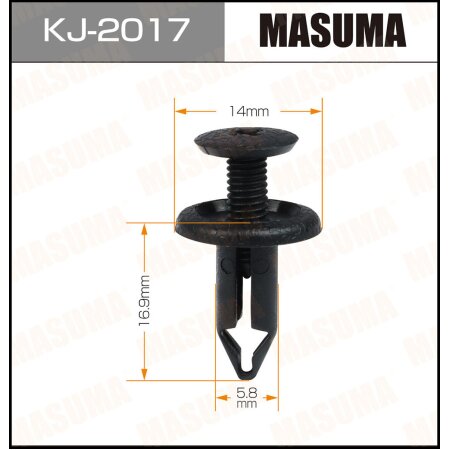 Retainer clip Masuma plastic, KJ-2017