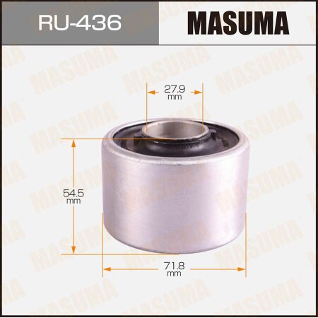 Silent block suspension bush Masuma, RU-436