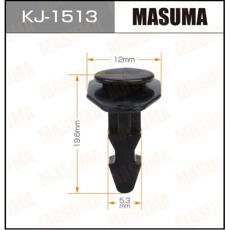 Retainer clip Masuma plastic, KJ-1513