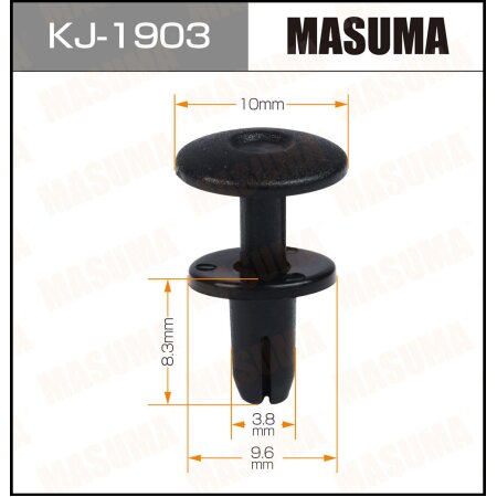 Retainer clip Masuma plastic, KJ-1903