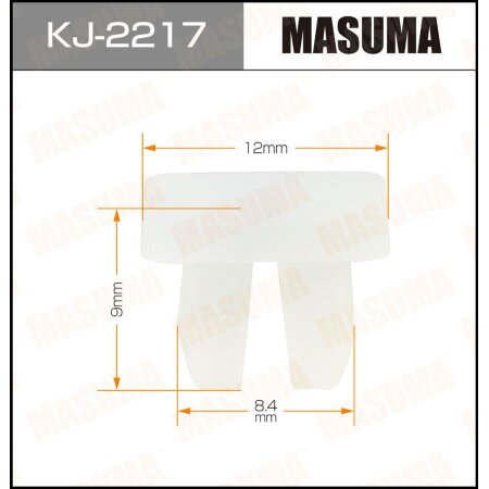 Retainer clip Masuma plastic, KJ-2217