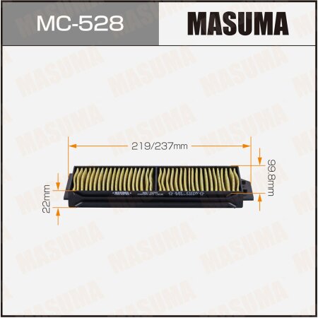 Cabin air filter Masuma, MC-528