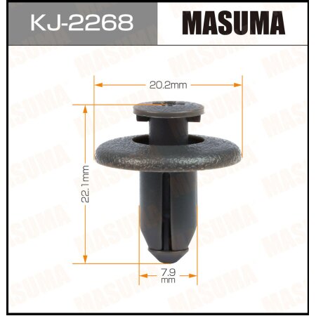 Retainer clip Masuma plastic, KJ-2268