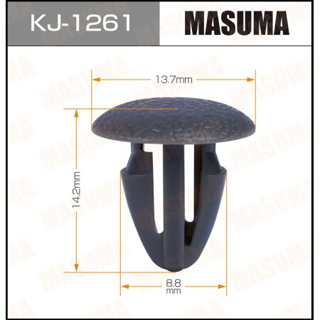 Retainer clip Masuma plastic, KJ-1261