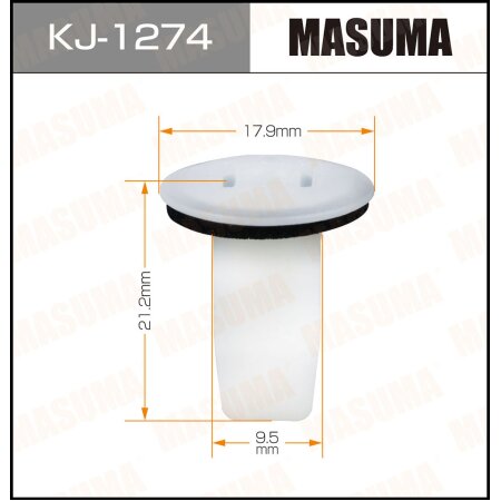 Retainer clip Masuma plastic, KJ-1274