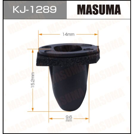 Retainer clip Masuma plastic, KJ-1289