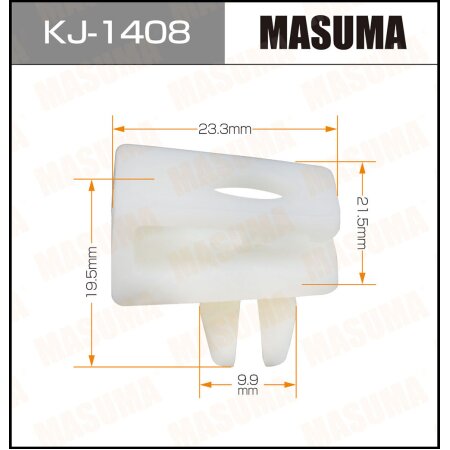 Retainer clip Masuma plastic, KJ-1408