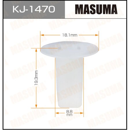 Retainer clip Masuma plastic, KJ-1470