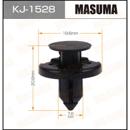 Retainer clip Masuma plastic, KJ-1528