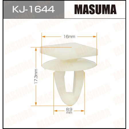 Retainer clip Masuma plastic, KJ-1644