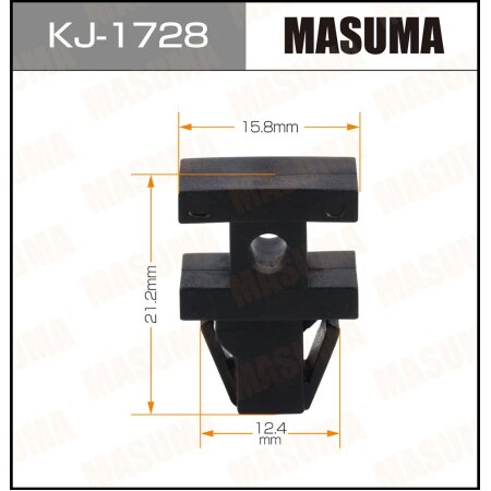 Retainer clip Masuma plastic, KJ-1728