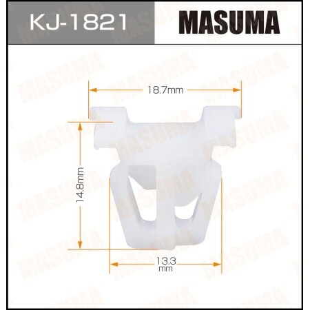 Retainer clip Masuma plastic, KJ-1821