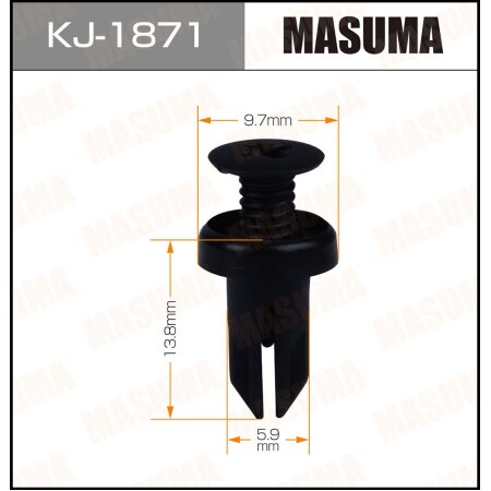 Retainer clip Masuma plastic, KJ-1871