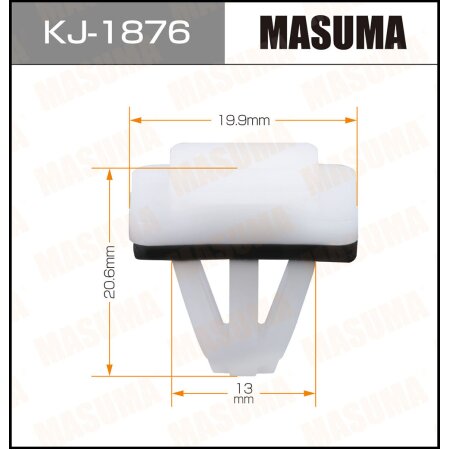 Retainer clip Masuma plastic, KJ-1876