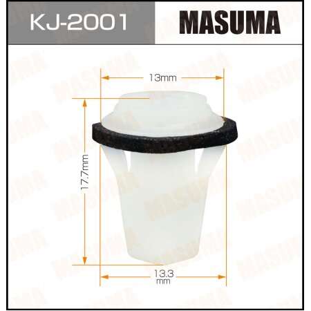 Retainer clip Masuma plastic, KJ-2001