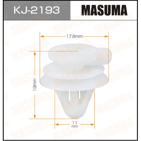 Retainer clip Masuma plastic, KJ-2193