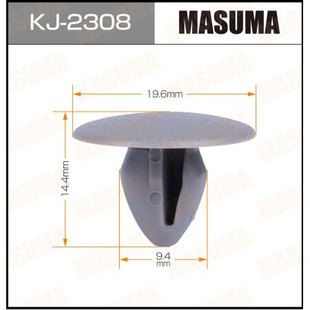 Retainer clip Masuma plastic, KJ-2308